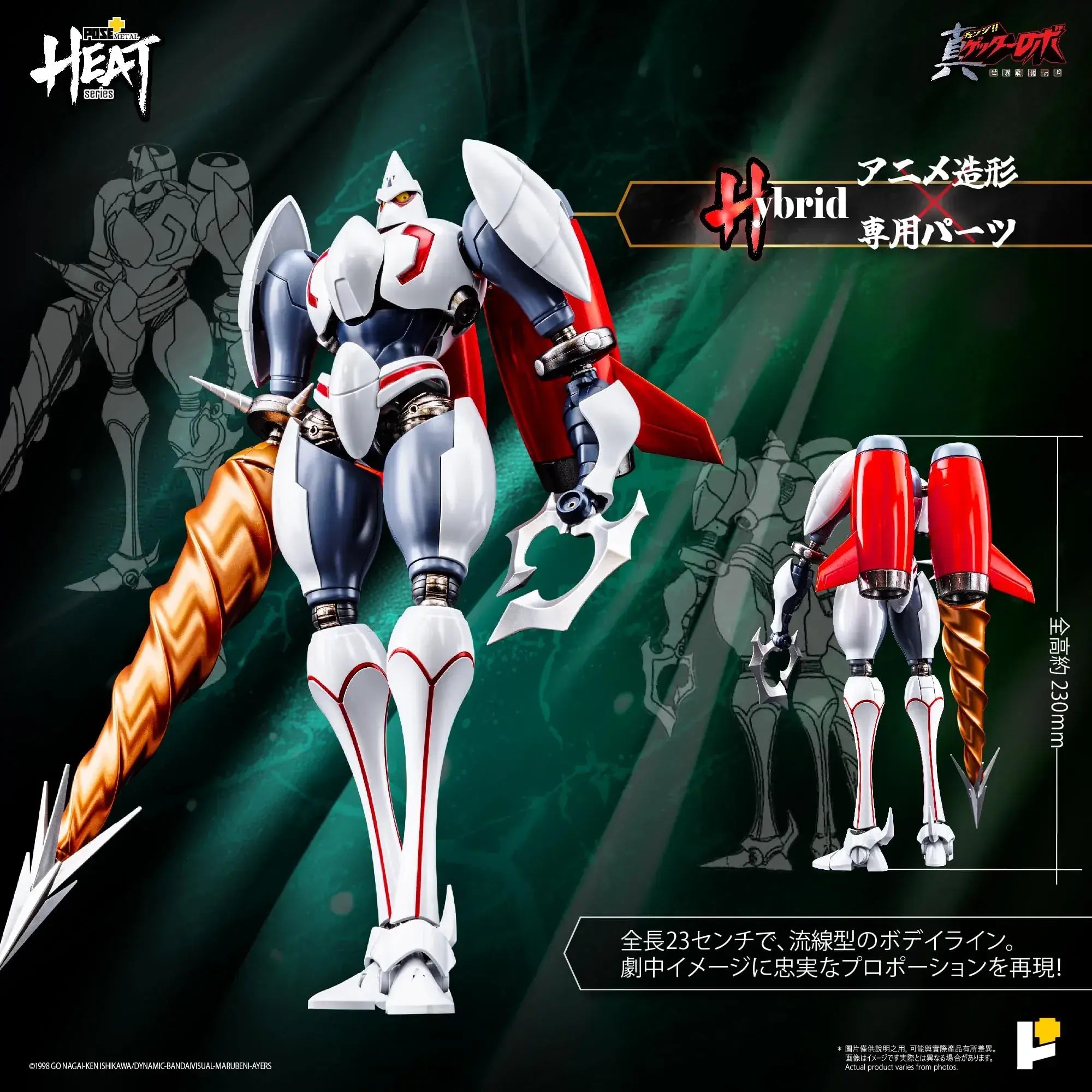Winelot Limited Mazinger Getter 2 Diecast Action Figure