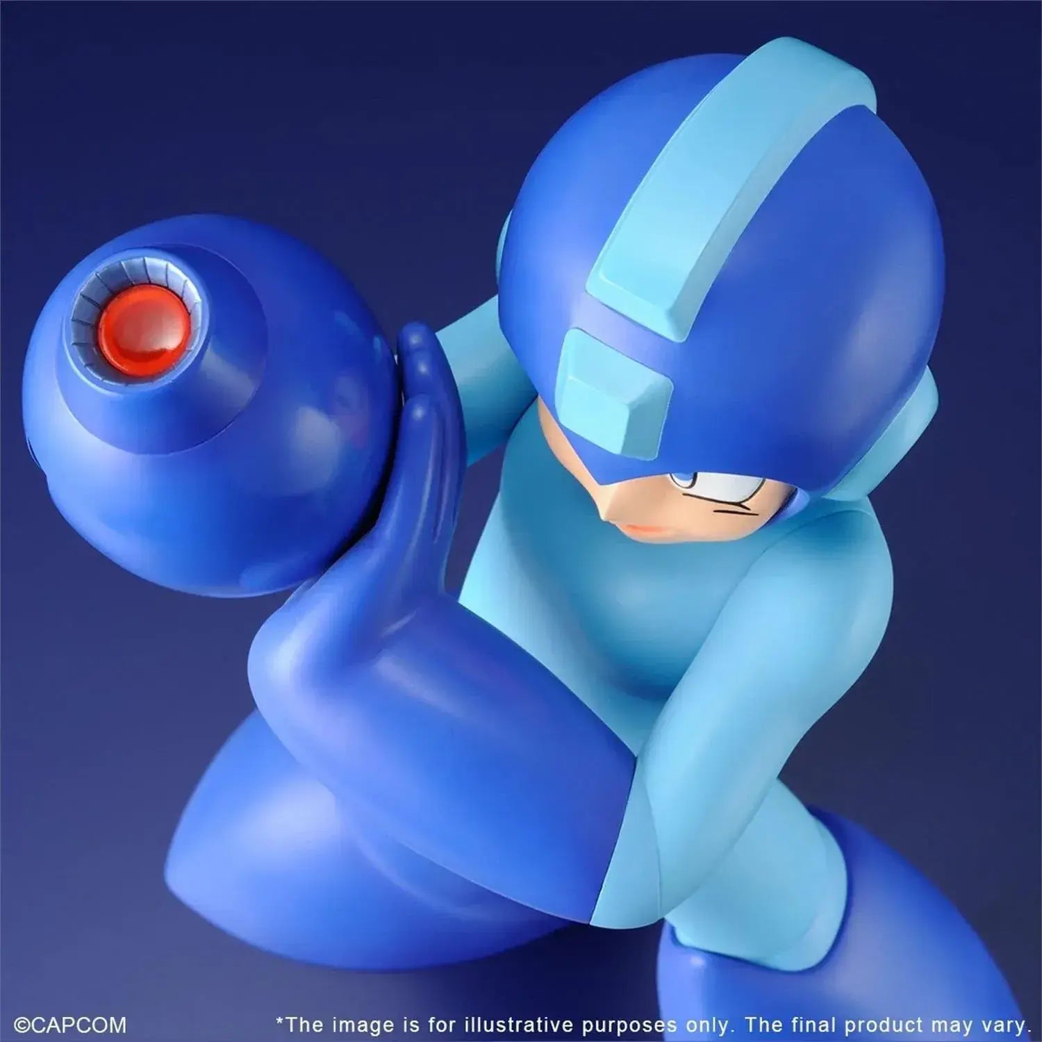 X Plus Mega Man Figure PVC Painted 13.8 Inch