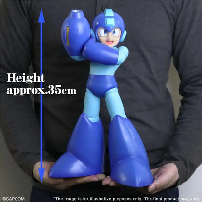 X Plus Mega Man Figure PVC Painted 13.8 Inch