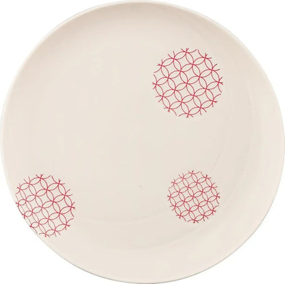 Yamaka Chiiwaa Character Ceramic Plate - White 2-Pack - 4979855118528