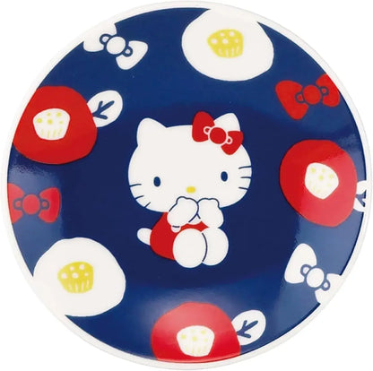 Yamaka Chiiwaa Character Ceramic Plate - Blue - 4979855143353