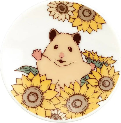 Yamaka Chiiwaa Character Ceramic Plate - Yellow - 4979855132968