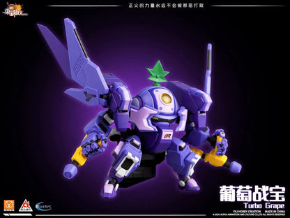 Yi Li Chuang Wan Fruty ROBO Turbo Grape Plastic Model Kit