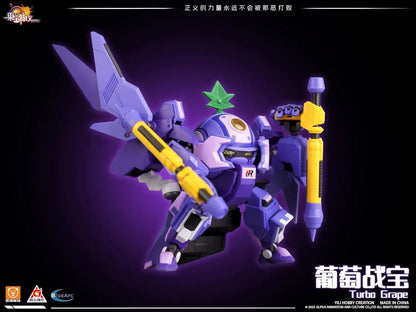 Yi Li Chuang Wan Fruty ROBO Turbo Grape Plastic Model Kit