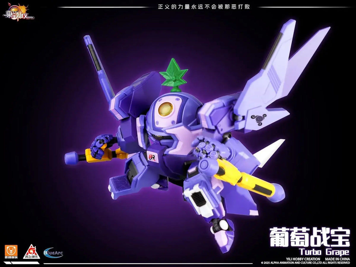 Yi Li Chuang Wan Fruty ROBO Turbo Grape Plastic Model Kit
