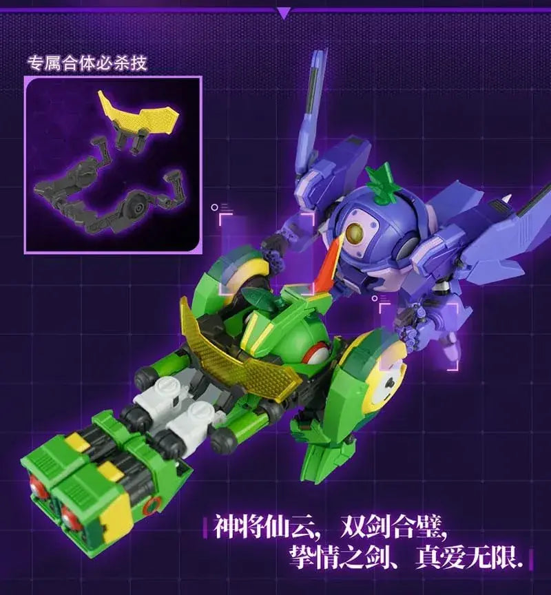 Yi Li Chuang Wan Fruty ROBO Turbo Grape Plastic Model Kit