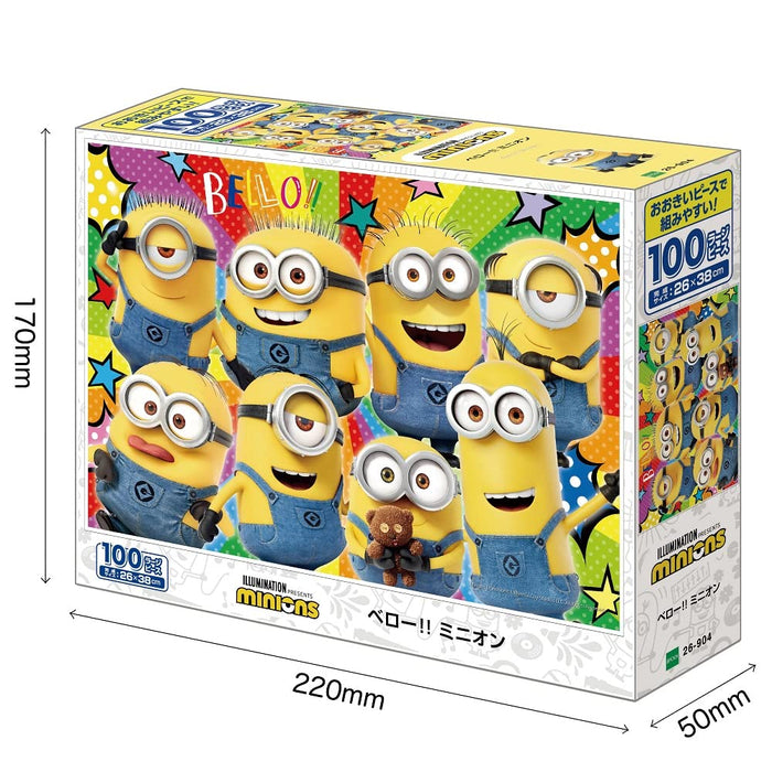 EPOCH 26-904 Puzzle Minions Bello! 100 L-Stücke