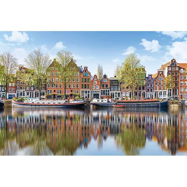 APPLEONE 1000-877 Jigsaw Puzzle Canals And The Traditional City Of Amsterdam 1000 Pieces