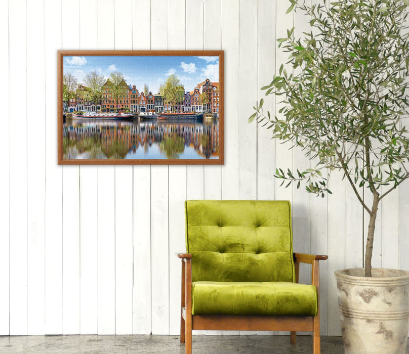 APPLEONE 1000-877 Jigsaw Puzzle Canals And The Traditional City Of Amsterdam 1000 Pieces
