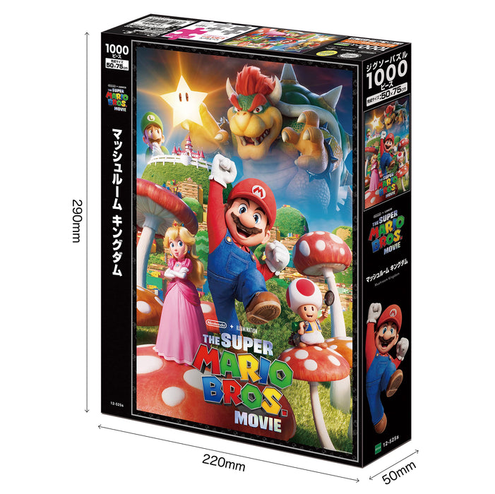 1000 Piece Epoch Super Mario Mushroom Kingdom Jigsaw Puzzle (50x75cm)