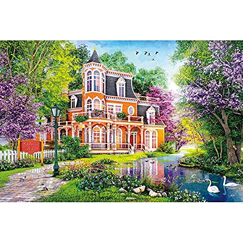 APPLEONE 1000-864 Jigsaw Puzzle Welcome To The Oakwood House By Dominic Davison 1000 Pieces