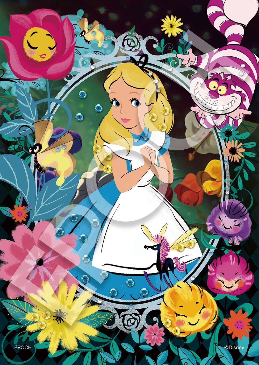 Alice au pays des merveilles, puzzle 50 pcs silhouette DJECO 7260