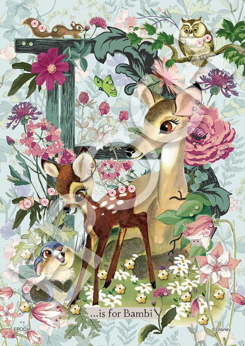 EPOCH 72-029 Puzzle Disney Bambi Botanisches Bambi Dekorationspuzzle 108 Teile