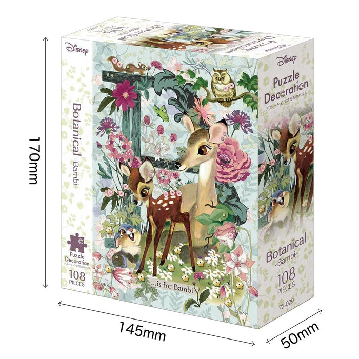 EPOCH 72-029 Puzzle Disney Bambi Botanisches Bambi Dekorationspuzzle 108 Teile