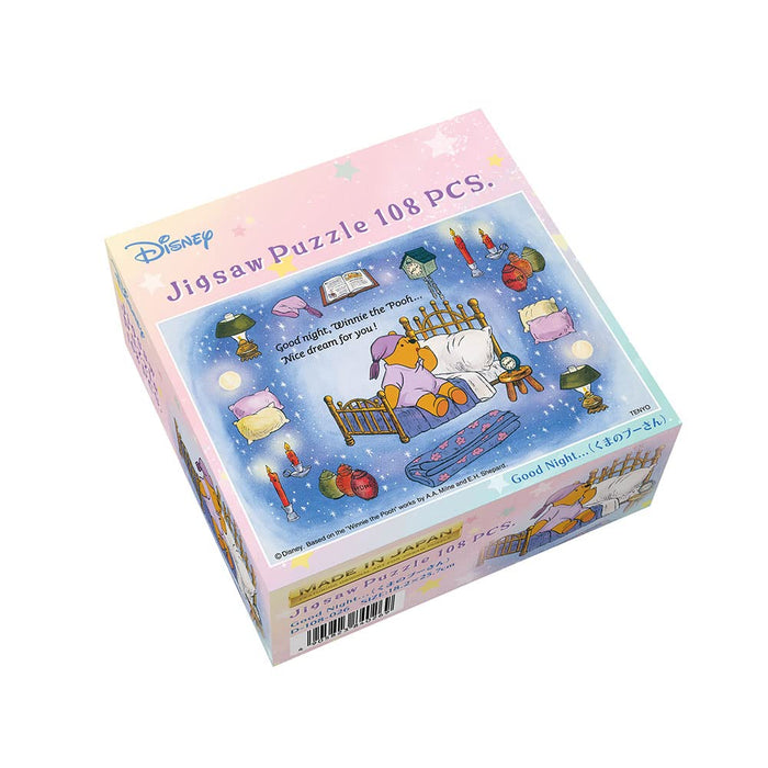 TENYO D108-026 Jigsaw Puzzle Disney Winnie The Pooh Good Night 108 Pieces
