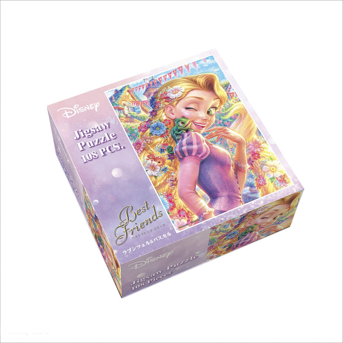 TENYO D108-029 Jigsaw Puzzle Disney Tangled Rapunzel & Pascal 108 Pieces