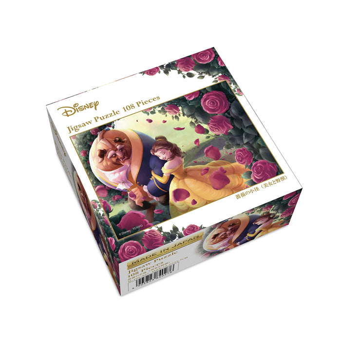 TENYO Puzzle Disney La Belle et la Bête à travers les roses 108 pièces