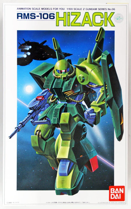 BANDAI Z Gundam Série Rms-106 Hizack Échelle 1/100 Kit 038643