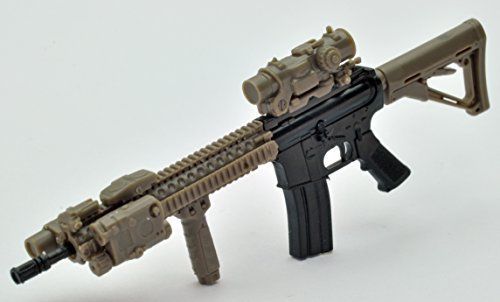 1/12 Little Armory La037 M4a1 Sopmod Block 2 Type Plastic Model