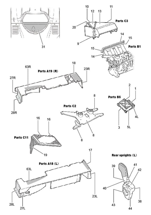 Studio27 St27 Cd24026 787B Autocollant en carbone pour Tamiya 1/24 pour voitures en plastique