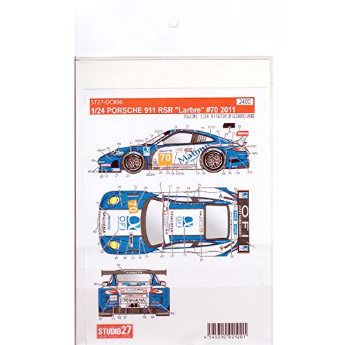 Studio27 St27 Dc896 Porsche 911 Rsr Matmut #70 2011 Aufkleber für Fujimi 1/24 Automodellteil