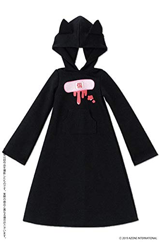 1/3 Azo2 Yamikawa*Nekomimi Hood Dress Black (Pour poupée)