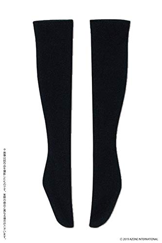 Échelle 1/3 45 Genou Chaussettes Noires (Pour Poupée)