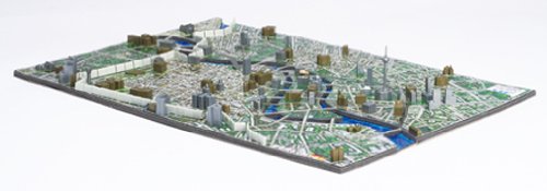 Yanoman 1300Pc 4D City Scape Time Puzzle Berlin Japan Jigsaw Puzzle