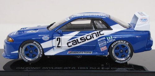 EBBRO 44646 Calsonic Skyline Gt-R R32 1993 Rd.4 Fuji Champion 1/43 Scale