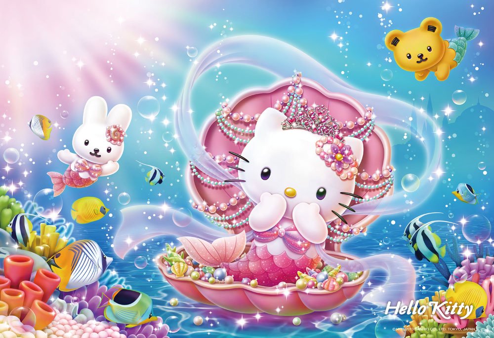 BEVERLY Puzzle L74-101 Sanrio Hello Kitty Sirène Princesse 150 pièces en L