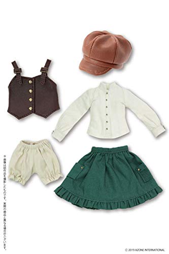 1/6 Pnxs Dream Chasing Girl Set For Pureneemo ~Alvastaria Outfit Collection~ Brown X Green (For Doll)