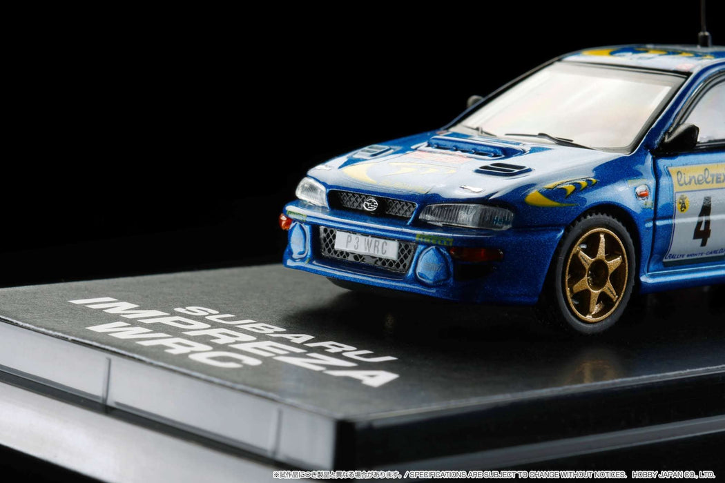1/64 Hobby Japan Subaru Impreza Wrc 1997#4 Monte Carlo Winner