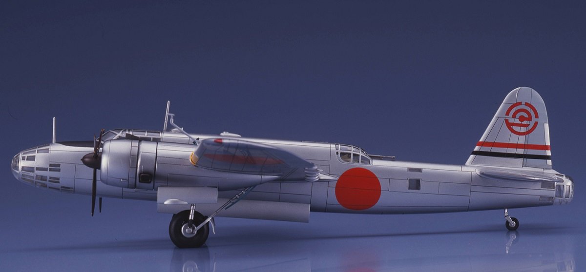 HASEGAWA Cp10 Nakajima Ki49-I Type100 Heavy Bomber Bonryu Helen Bausatz im Maßstab 1:72