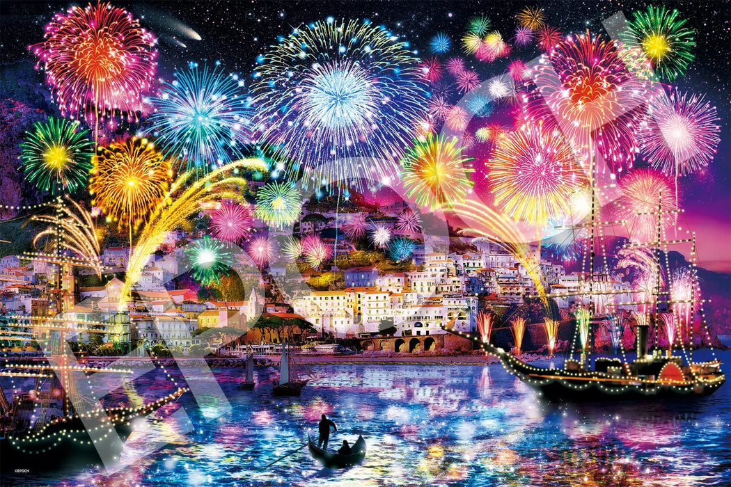 EPOCH 23-723S Jigsaw Puzzle Fireworks Night In Amalfi Glow In The Dark 2016 S-Pieces