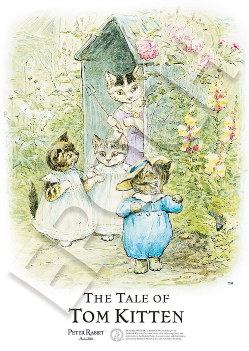 Puzzle 216 pièces Peter Rabbit Oeuvres de Beatrix Potter™ L'histoire de Tom Koneko™ Petite pièce (18,2 x 25,7 cm)