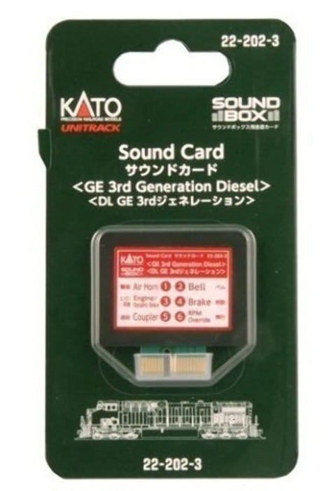 Kato Sound Card for 3rd Generation Diesel Locomotive Model 22-202-3
