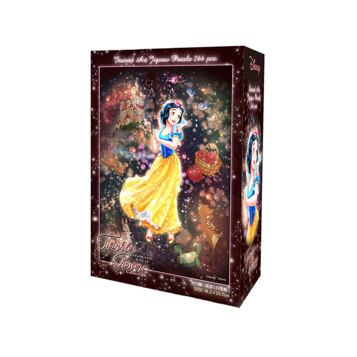 266 Piece Jigsaw Puzzle Snow White Shining Hope Gyutto Series [Stained Art] (18.2 × 25.7Cm)