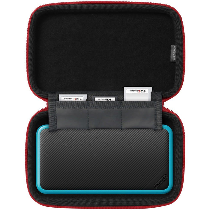 HORI Slim Hard Pouch Black & Red For New Nintendo 2Ds Ll