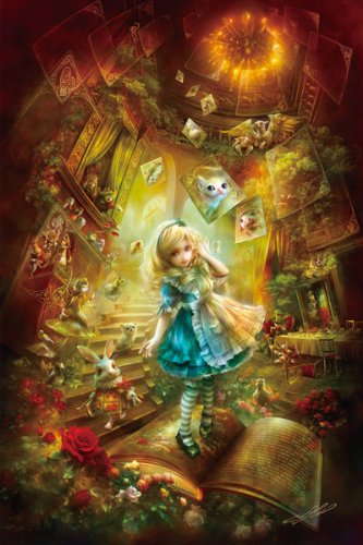 APPLEONE Jigsaw Puzzle 300-274 Alice In Wonderland 300 Pieces