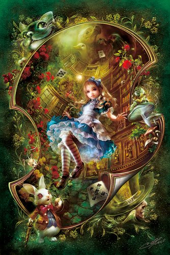 APPLEONE Jigsaw Puzzle 300-261 Alice In Wonderland 300 Pieces