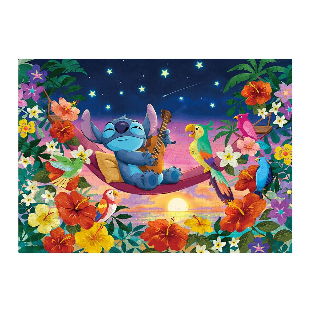 Tenyo 300pc Disney South Island Shirabe Stitch Jigsaw Puzzle 30.5