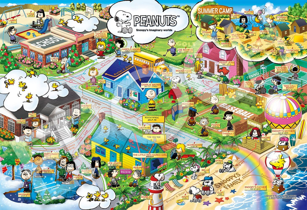Puzzle 300 pièces Snoopy Monde Imaginaire (26 X 38 Cm)