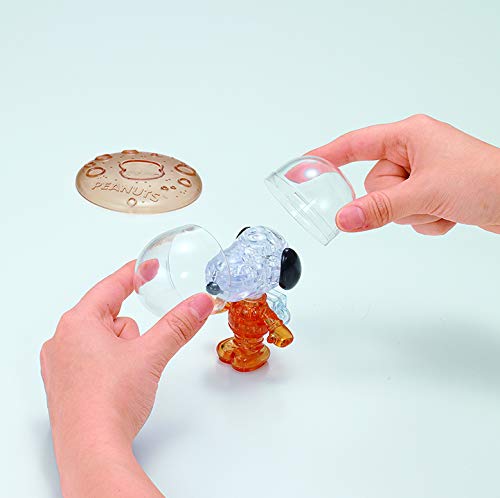 BEVERLY Crystal 3D Puzzle 486862 Snoopy Orange Astronaut
