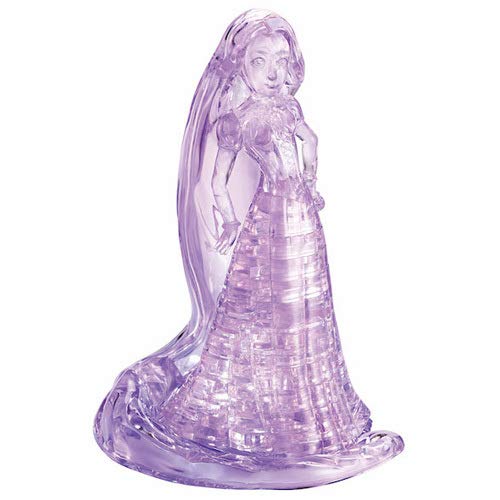 Hanayama Crystal Gallery 3D Puzzle Disney Rapunzel On The Tower 39 Pieces Japanese 3D Puzzle Figure
