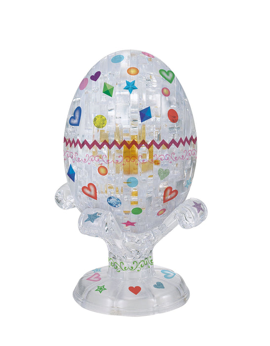Beverly Crystal 3D Puzzle 486367 Egg (39 Pieces) Japanese Crystal Puzzle Block Toys