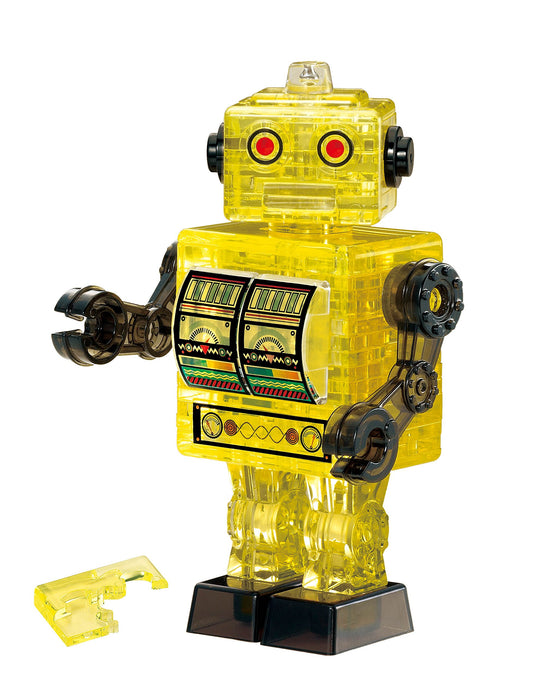 BEVERLY Crystal 3D Puzzle 50201 Roboter Gelb