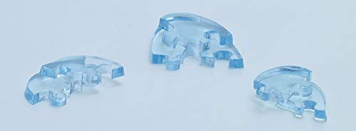 43 Teile Kristallpuzzle Einhorn Blau