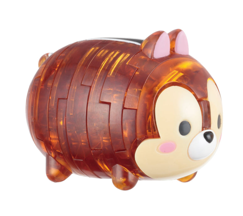 Hanayama 3D Jigsaw Puzzle 44 Pieces Crystal Gallery Tsum Tsum Chip and Dale Puzzles and Figure