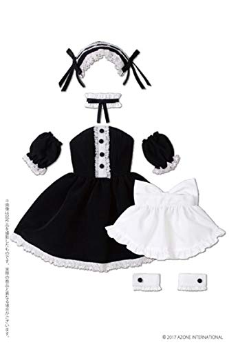 AZONE Fao090-Blk Azo2 Lolita Maid Dress Set Black