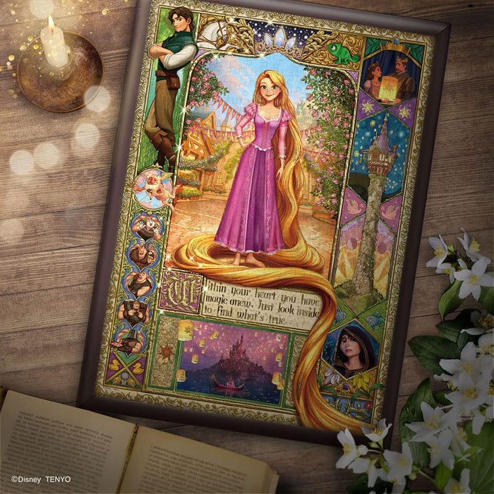 TENYO D500-669 Jigsaw Puzzle Disney Tangled Rapunzel Within Your Heart 500 Pieces